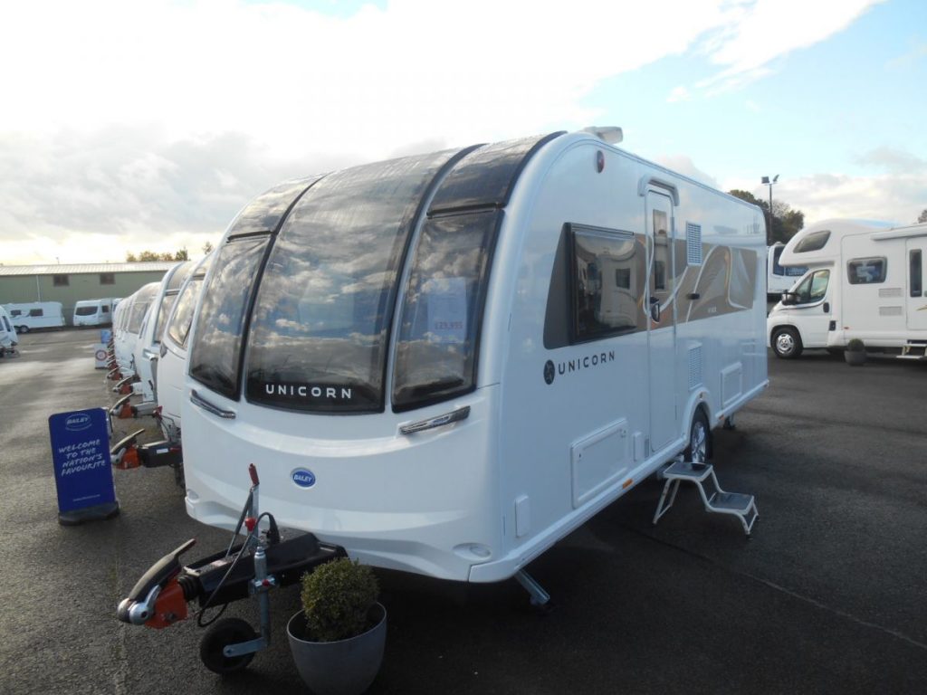 Image of a Baileys Unicorn caravan