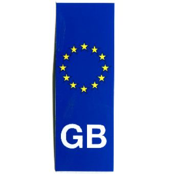 Product image for EURO GB STICKER