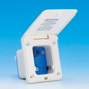 Product image for WATERMASTER SOCKET WHITE PRESSURE SWITCH