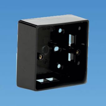 Product image for BLACK SINGLE SURFACE BOX