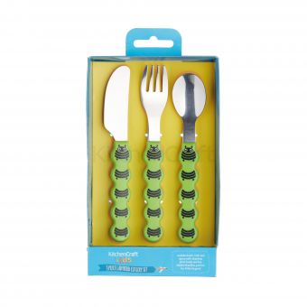 Product image for CATERPILLER 3PCE CUTLERY