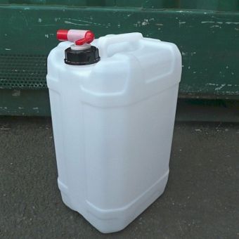 Product image for JERRYCAN CLEAR 25L & TAP