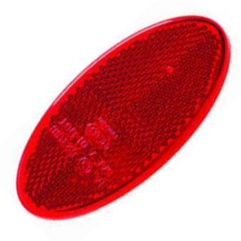 Product image for OVAL REFLECTORS RED