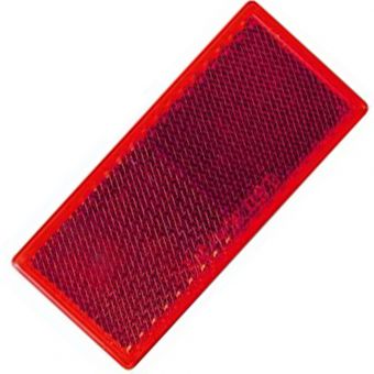 Product image for REFLECTOR OBLONG RED