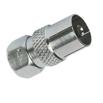 Product image for F CONNECTOR TO COAX SOCKET