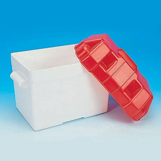 PLASTIC BATTERY BOX RED