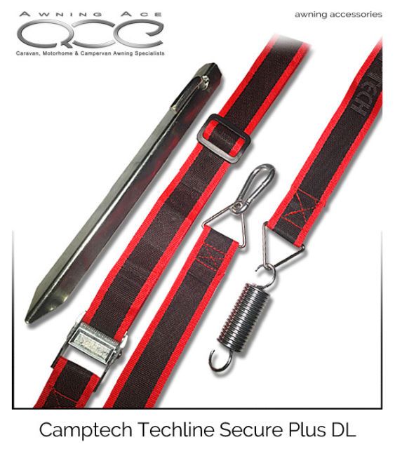CAMPTECH TECHLINE SECURE STRAPS Ropers Leisure
