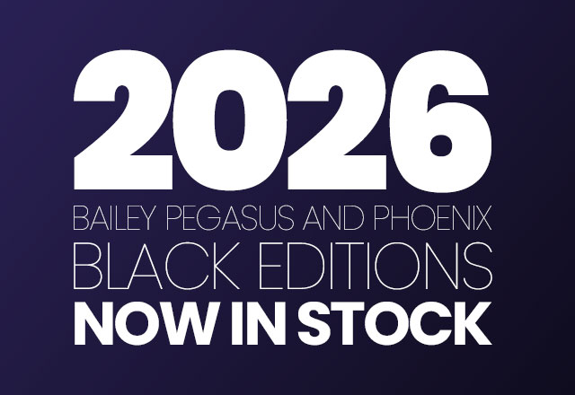 2026 Bailey Pegasus and Phoenix Black Editions Now in Stock